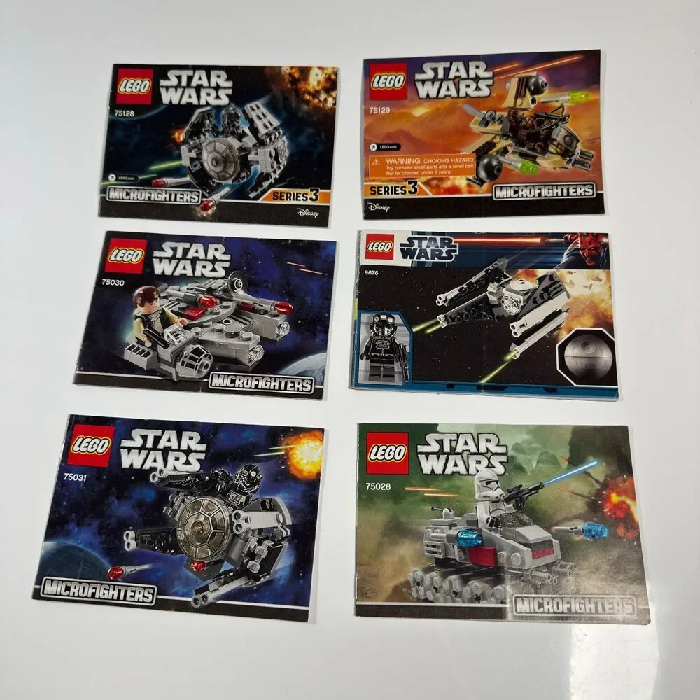 LEGO Star Wars Instruction Manuals Lot Booklet Booklet Bundle ONLY No Bricks